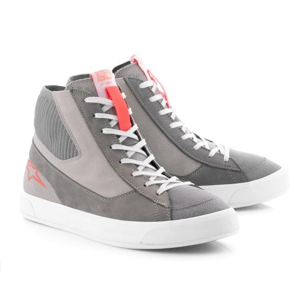Alpinestars  Alpinestars Stated Shoes Light Grey/Red Fluo/White